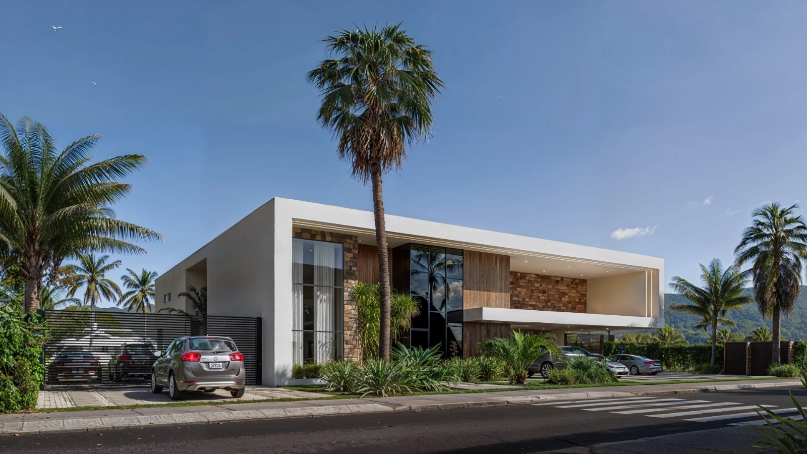 Fachada Lateral no Residencial Portobello