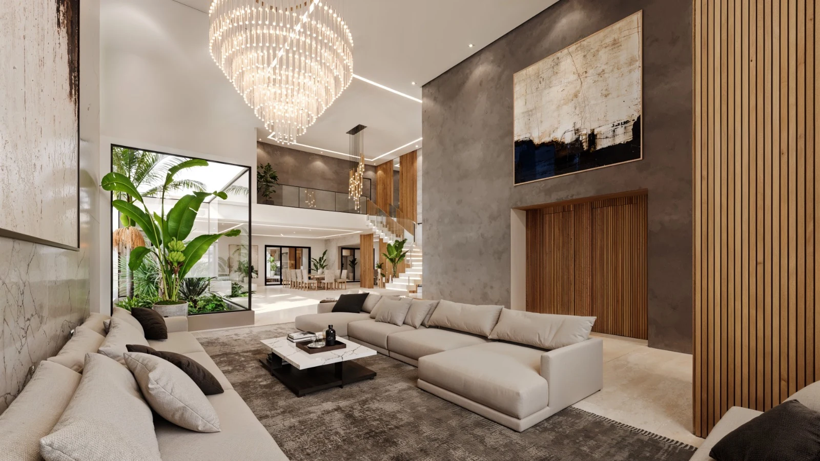 Sala de Estar no Residencial Portobello