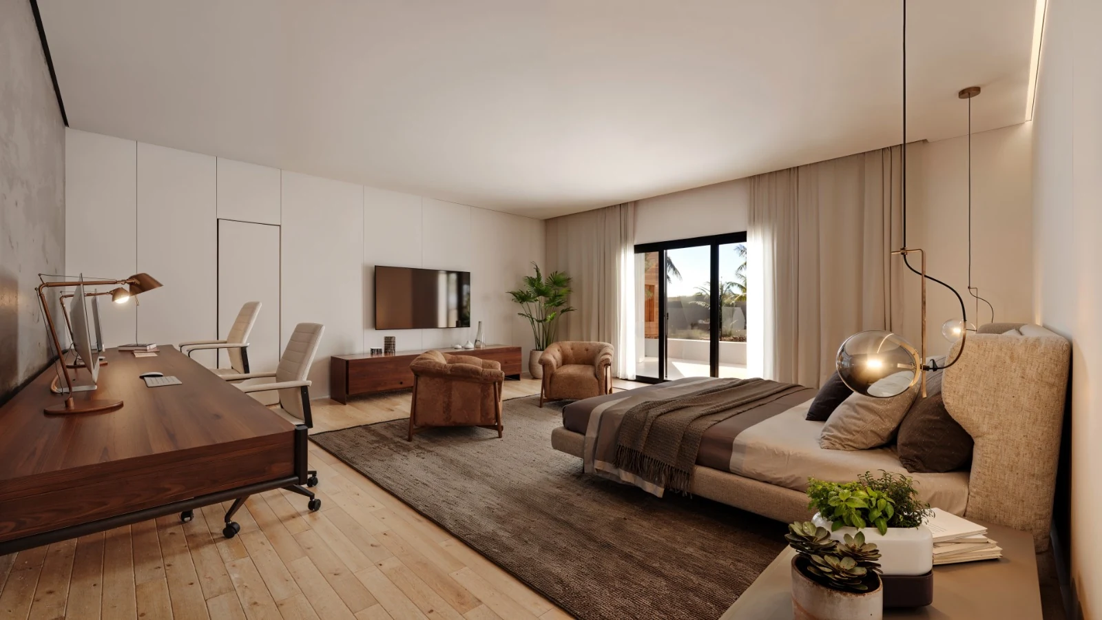 Suíte com Office no Residencial Portobello